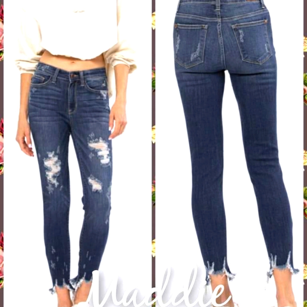 Judy Blue - Distressed Skinnies (sizes 15 and 22)